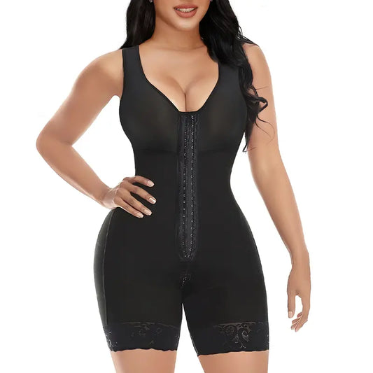 FULL BODY SHAPEWEAR WITH ZIPPER CROTCH & TUMMY CONTROL FOR WOMEN